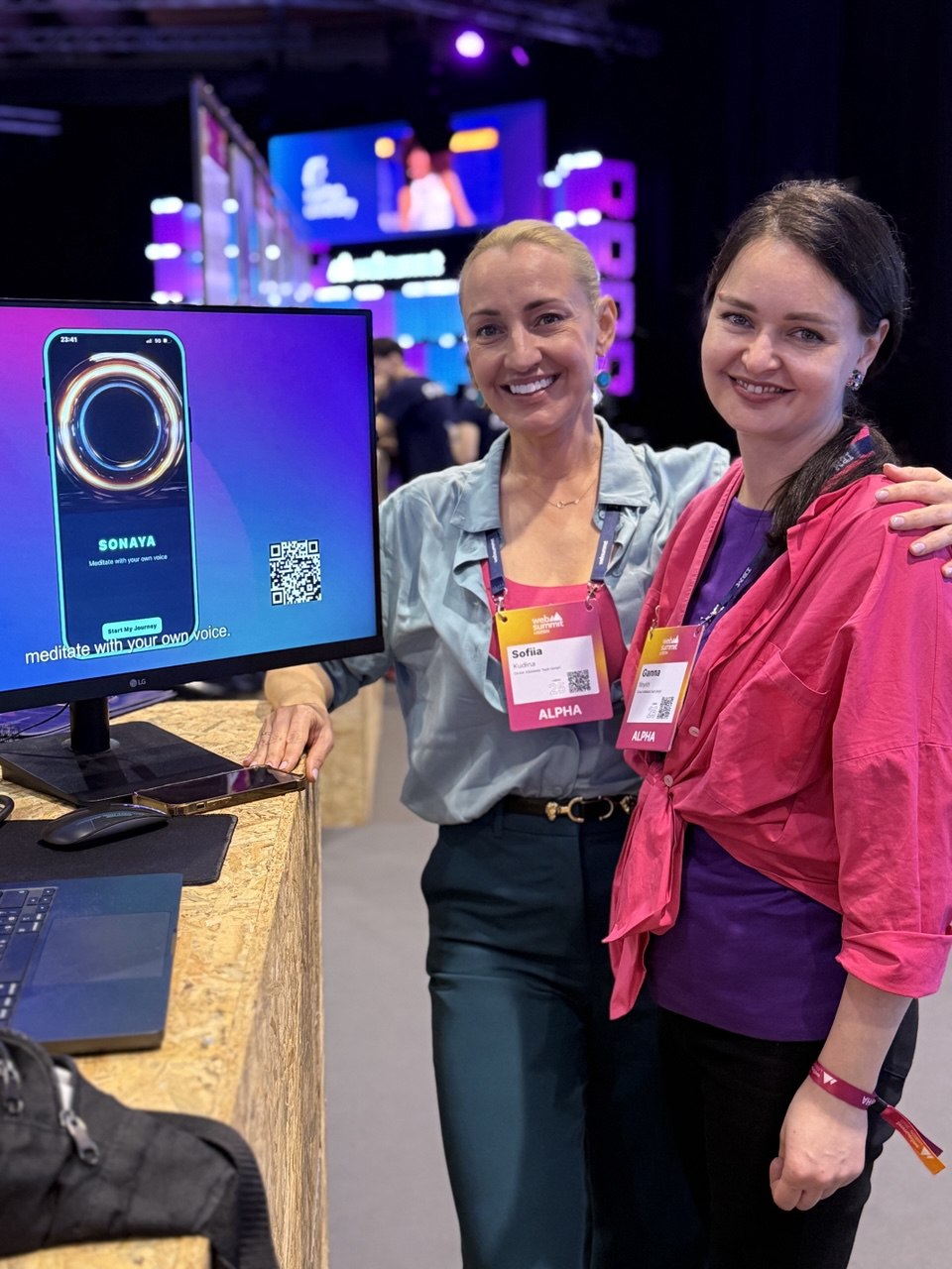 Sonaya team at Web Summit